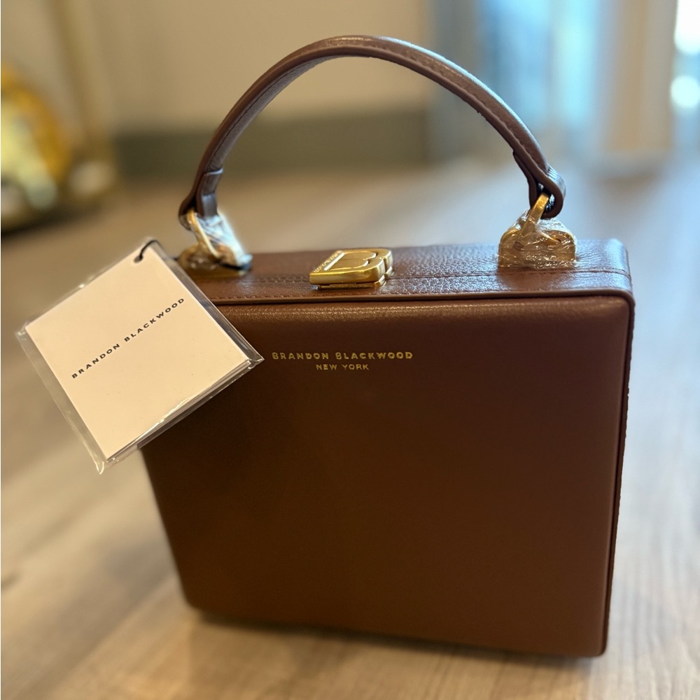 BRANDON BLACKWOOD Chocolate Kendrick Trunk NEW W/TAGS
